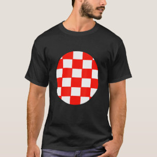 Camiseta Bandeira Croata Raízes Croatas Hrvatska