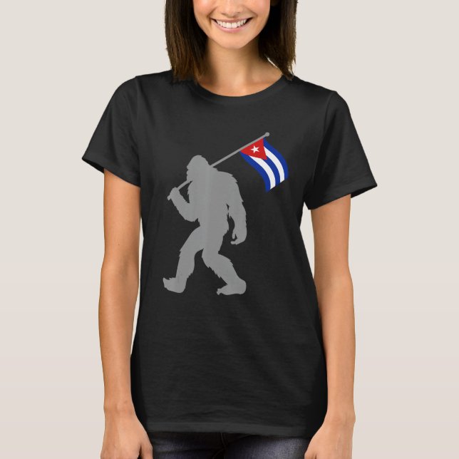 Camiseta Bandeira cubana (Frente)