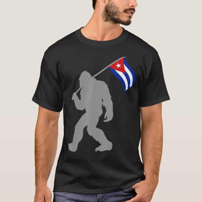 Camiseta Bandeira cubana (Frente)