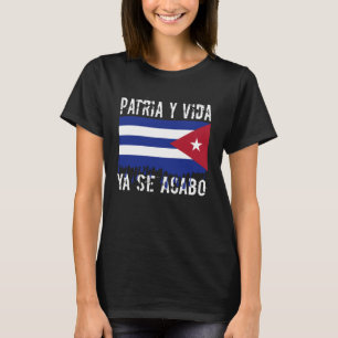 CAMISETA BANDEIRA CUBANA DERRETENDO YA SE ACABO EM CUBA