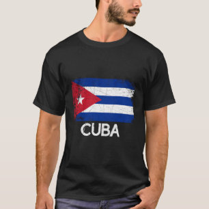 Camiseta Bandeira Cubana Feita Em Cuba