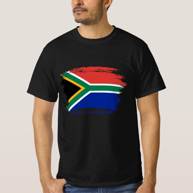 Camiseta Bandeira da África do Sul (Frente)