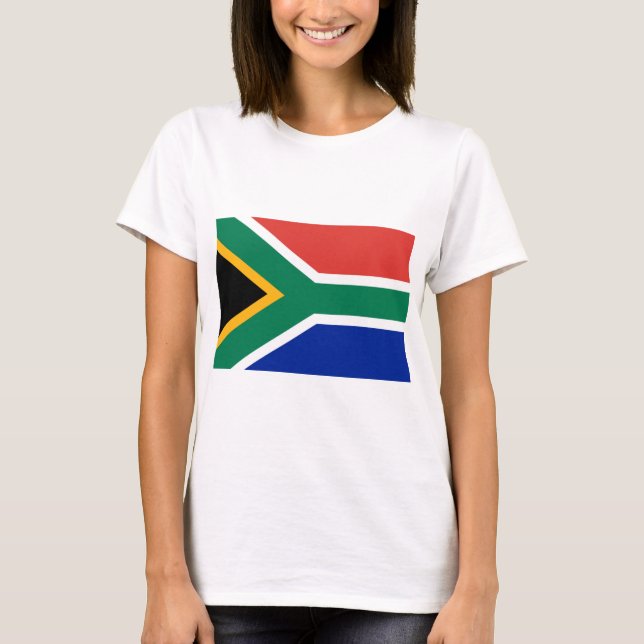 Camiseta Bandeira da África do Sul (Frente)