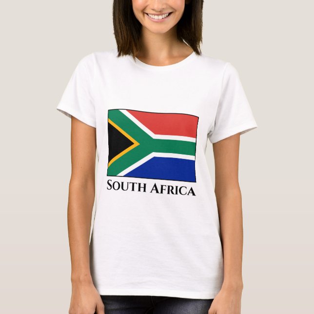 Camiseta Bandeira da África do Sul (Frente)