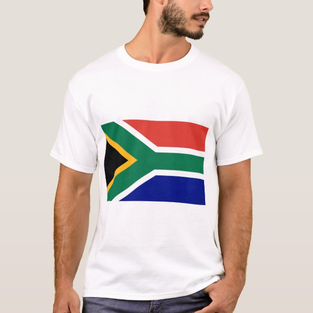 Camiseta Bandeira da África do Sul (Frente)
