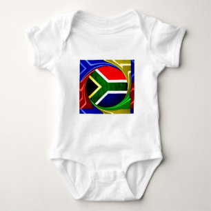 Camiseta Bandeira da África do Sul: Motif Dinâmico de Rodov