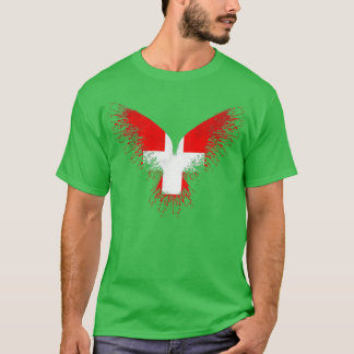 Camiseta Bandeira da águia suíça