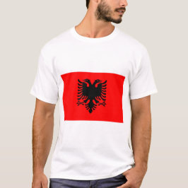 Camiseta Bandeira da Albânia
