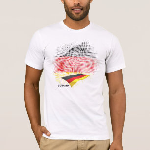 Camiseta bandeira da Alemanha