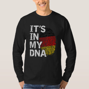 Camiseta Bandeira da Alemanha Está No Meu Dna Raízes Alemãs