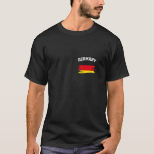 Camiseta Bandeira da Alemanha Férias Alemão Alemães Caminha