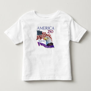 Camiseta Bandeira da América 250 Anos de Liberdade com Águi