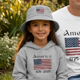 Camiseta Bandeira da América de 1776 a 2026 EUA 250 Anivers