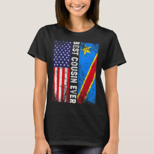 Camiseta Bandeira da América Latina Congo Melhor Primo Ever