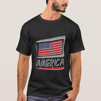 Camiseta Bandeira da América Nacional