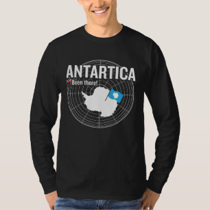 Camiseta Bandeira da Antártica Viajante Entusiasta Viagem