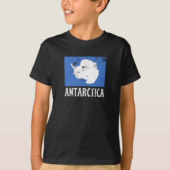 Camiseta Bandeira da Antártida (Frente)