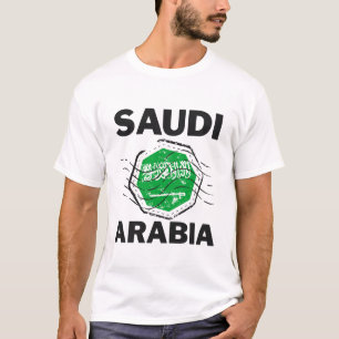 Camiseta bandeira da Arábia Saudita