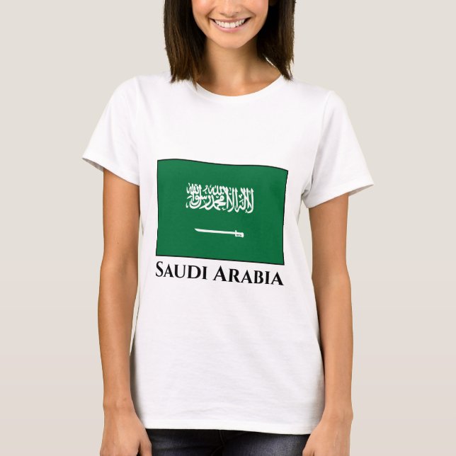Camiseta Bandeira da Arábia Saudita (Frente)