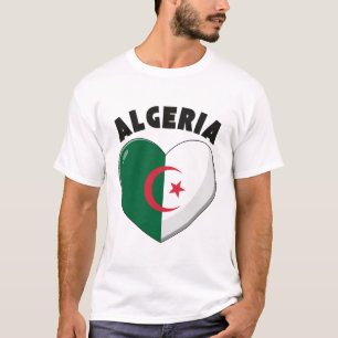 Camiseta bandeira da Argélia