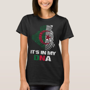 Camiseta Bandeira da Argélia Argélia Está no meu DNA 2