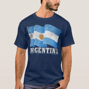 Camiseta Bandeira da Argentina