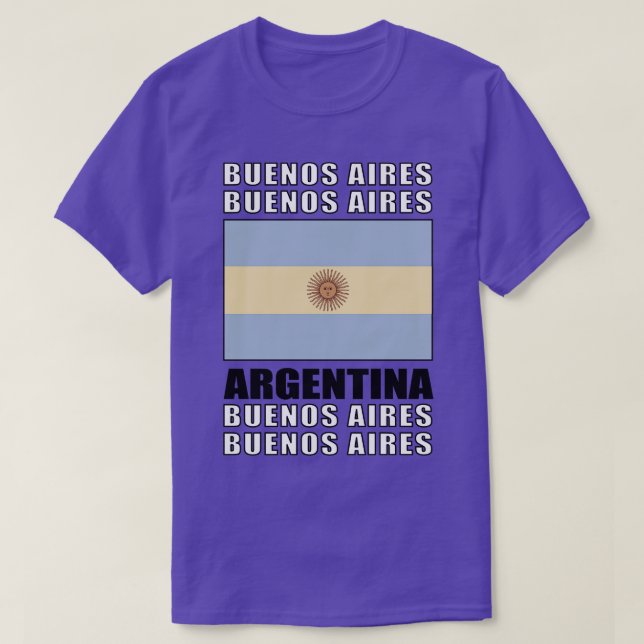 Camiseta Bandeira da Argentina (Frente do Design)