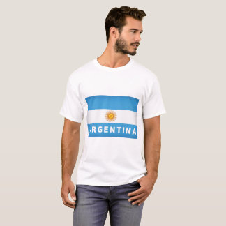 Camiseta Bandeira da Argentina