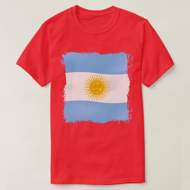 Camiseta Bandeira da Argentina 1 (Frente do Design)