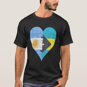 Camiseta Bandeira da Argentina - Coração da Bandeira
