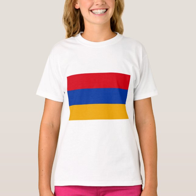 Camiseta Bandeira da Armênia (Frente)