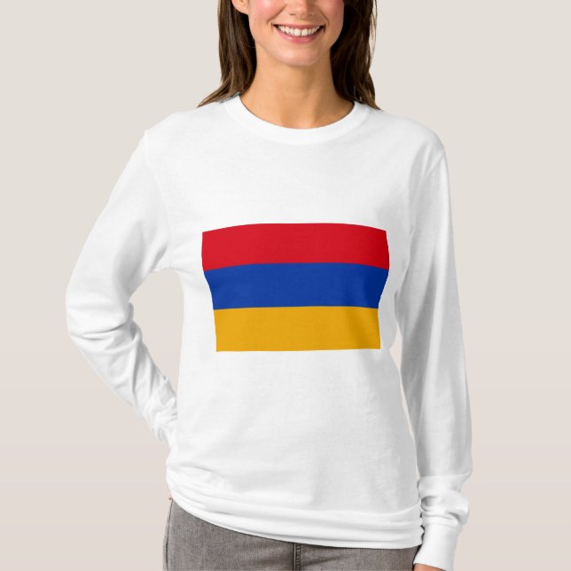 Camiseta Bandeira da Armênia (Frente)