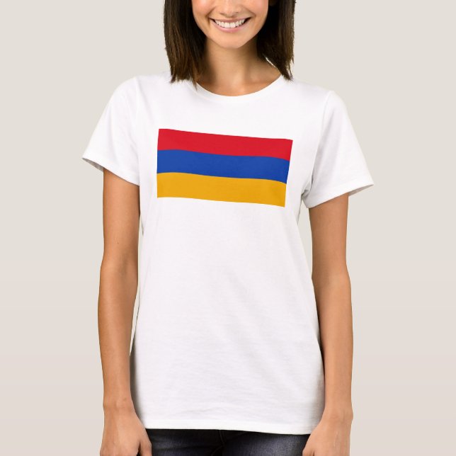 Camiseta Bandeira da Armênia (Frente)
