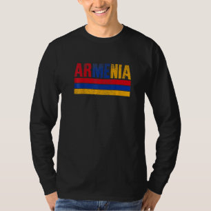 Camiseta Bandeira da Armênia Homens Mulheres Crianças  2