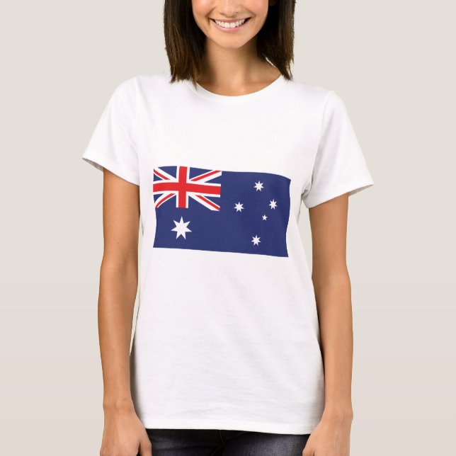Camiseta Bandeira da Austrália (Frente)