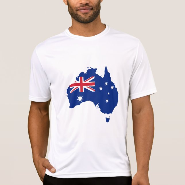 Camiseta Bandeira da Austrália (Frente)