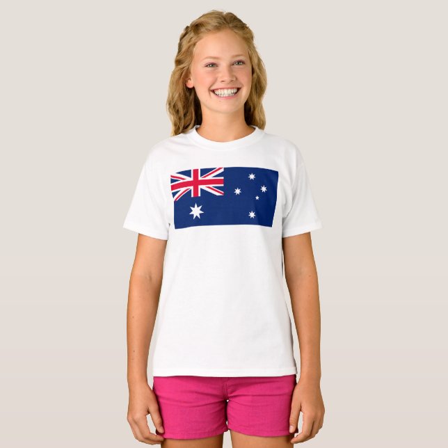 Camiseta Bandeira da Austrália (Frente Completa)