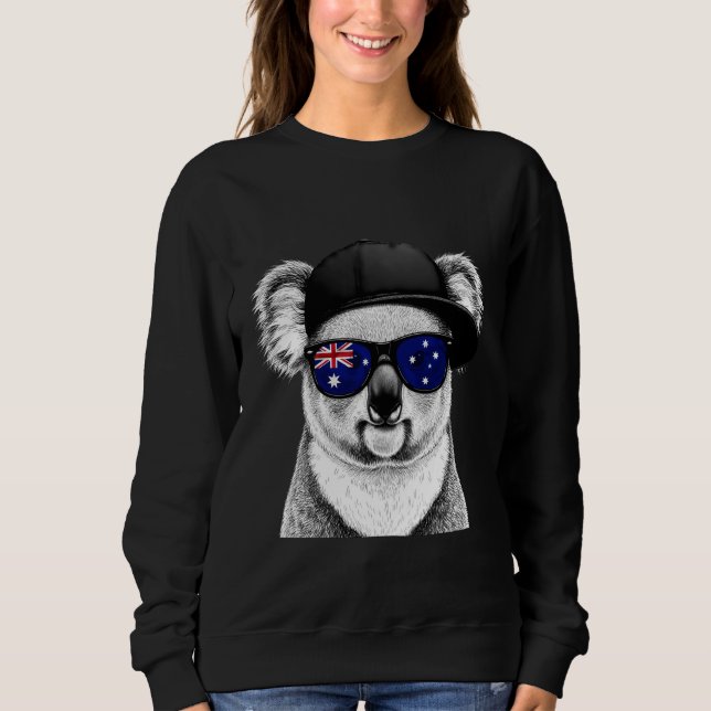 Camiseta Bandeira da Austrália Coala Australiano 2 (Frente)
