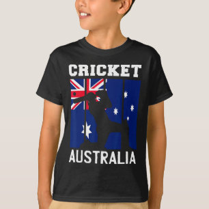 Camiseta Bandeira da Austrália Torcedores de Críquete Jogad