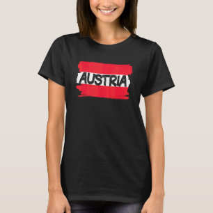 Camiseta Bandeira da Áustria