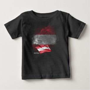 Camiseta bandeira da Áustria