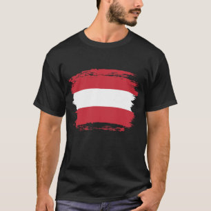 Camiseta Bandeira da Áustria