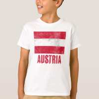 Bandeira da Áustria "Grunge".