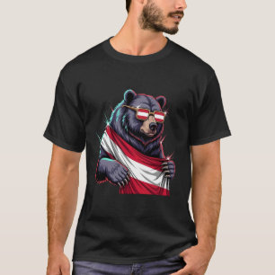 Camiseta Bandeira da Áustria Orgulho Austríaco 1