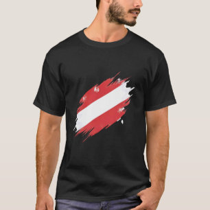 Camiseta Bandeira da Áustria Raízes Austríacas 3