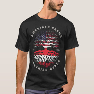 Camiseta Bandeira da Áustria, Raízes Austríacas Americanas 