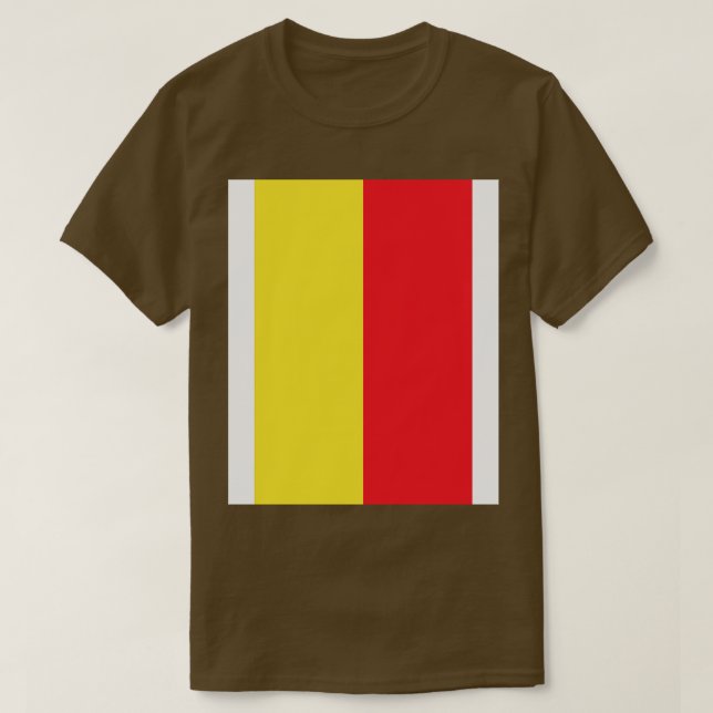 Camiseta Bandeira da Bélgica (Frente do Design)