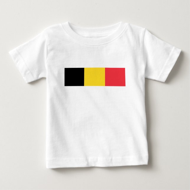 Camiseta Bandeira da Bélgica (Frente)