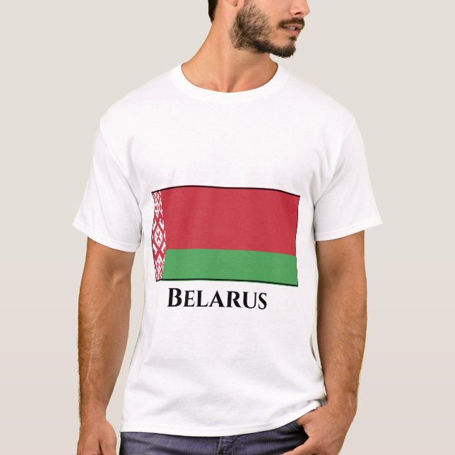 Camiseta Bandeira da Bielorrússia (Frente)