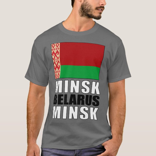 Camiseta Bandeira da Bielorrússia (Frente)